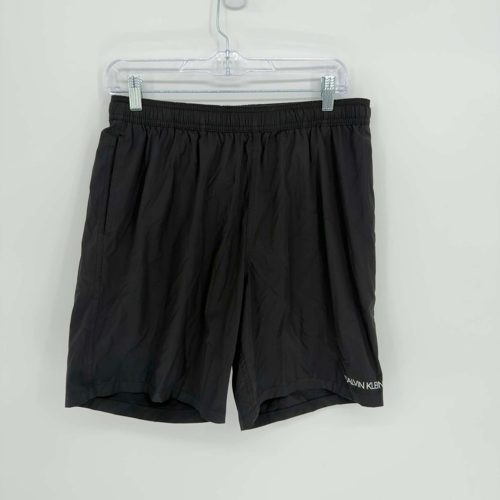 Calvin Klein Men's Black Swim Trunks Board‎ Shorts Size Medium